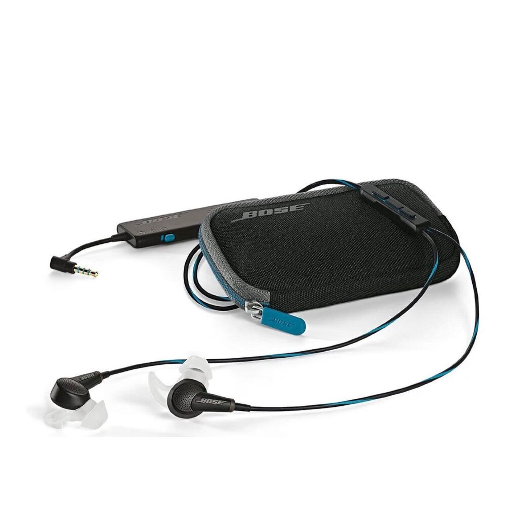 Bose QuietComfort acoustic 20 In-Ear Wired Headphones 3.5mm Jack, Mic, Black/Blu
